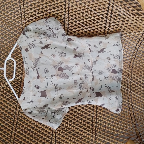 💜NWT WOMEN'S SILK V-NECK BLOUSE - Picture 2 of 11